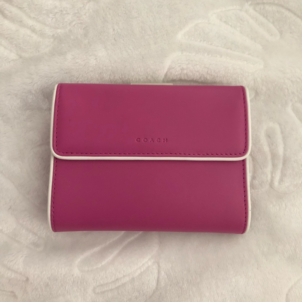 Small Pink Coach Wallet